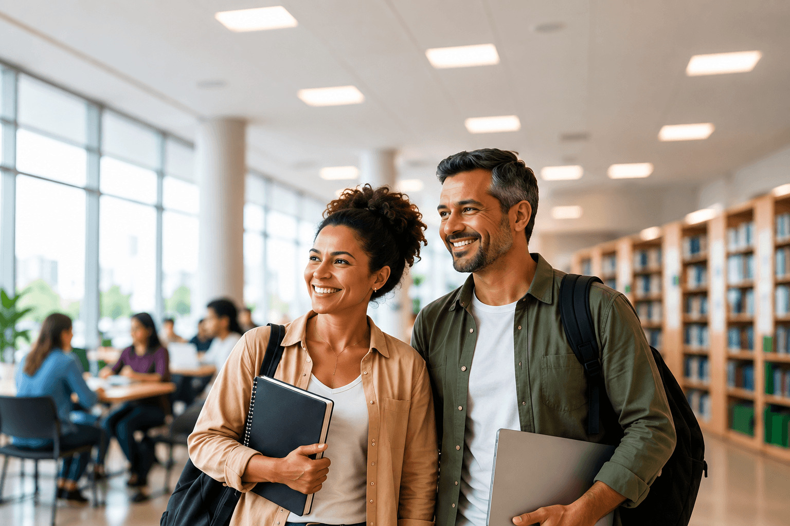Adultos brasileiros em ambiente de aprendizagem
